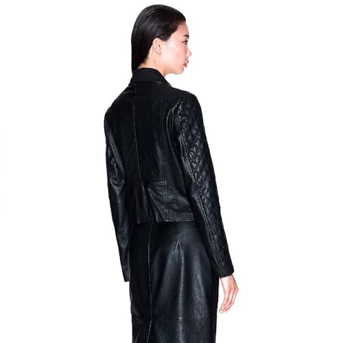 Armani Exchange Women's Leather Jacket2