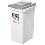 サンコープラスチック 日本製 ジョイント式 ゴミ箱 ビスダボ 45L ライトグレー