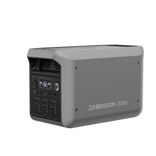 Dabbsson L Series DBS2000L Solar Power Station Portable Power Station Solar Generator 2200W 2048Wh for Road Trip Camping Outdoor -  DBS 2000L