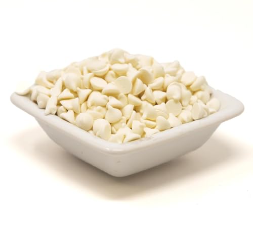 White Confectionary Baking Chips - 1 lb of 4M Smooth Small Fresh Delicious Sweet Creamy Drops