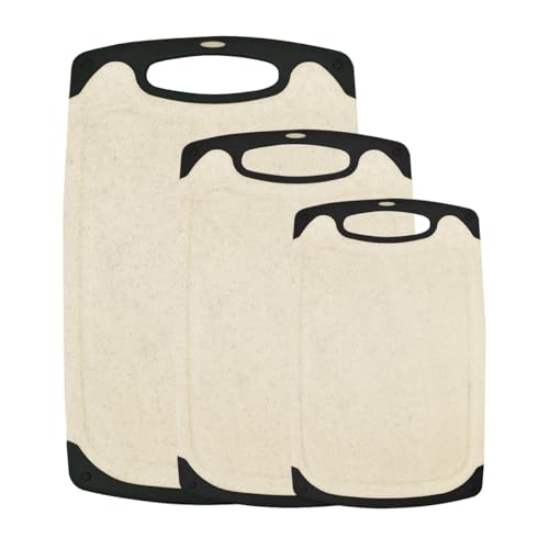 La Mejor Recopilación de Mujer al mejor precio. 48 Raganet, Juego de 3 Tablas de Picar de Cocina, 3 Diferentes Medidas con Asas y Base Antideslizantes, Plastico Alta Calidad Libre de BPA, Tablas de Cocina Para Cortar con Ranura...