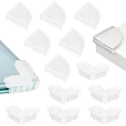 12 Stück Eckenschutz Baby, Transparent Weiche Tischeckenschutz,...