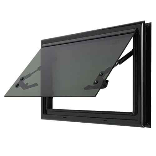 Fenêtre de camping-car, fenêtre de caravane, fenêtre de camping-car, avec store intégré et moustiquaire, pour caravane, van (500 x 300 mm)