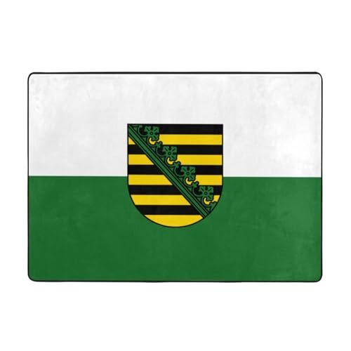 Saxony Flag Area Rugs for Living Room Bedroom - Soft and
