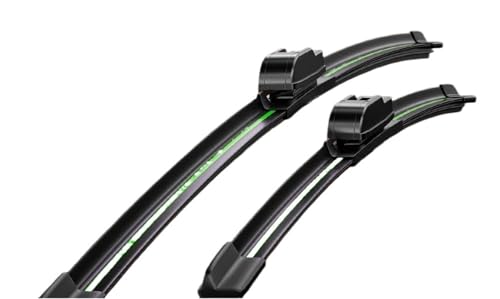 Essuie-glace avant Suzuki Alto 2009-2014 balais auto bicolores noir vert x2