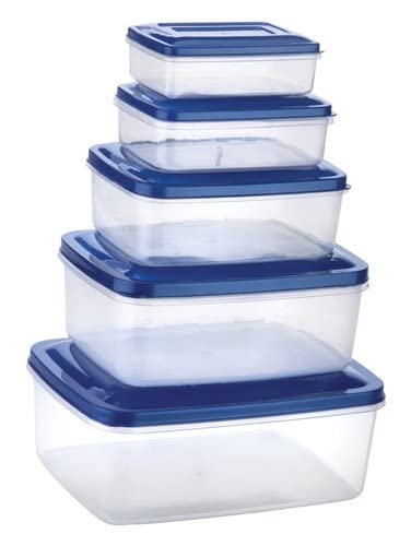 khan plastic Storage Boxes pack of 2
