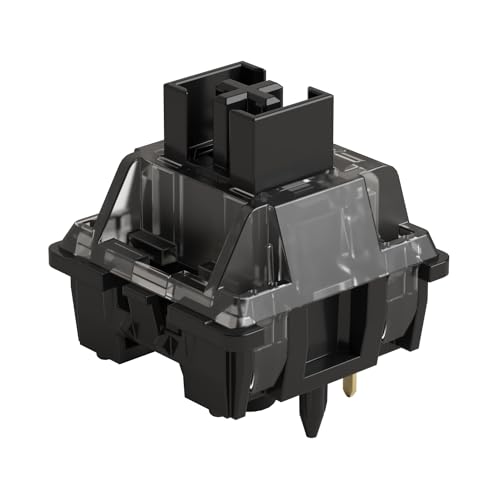 Akko V3 Pro Creme Schwarz Schalter für Gaming-Tastatur, lineare Schalter, staubdichter Schaft, 5-Pin 55gf, MX Key Switch für mechanische Tastatur/DIY Gaming Kit (45pcs, Creme Schwarz) Akko V3 Pro Creme Schwarz Schalter für Gaming-Tastatur, lineare Schalter, staubdichter Schaft, 5-Pin 55gf, MX Key Switch für mechanische Tastatur/DIY Gaming Kit (45pcs, Creme Schwarz)