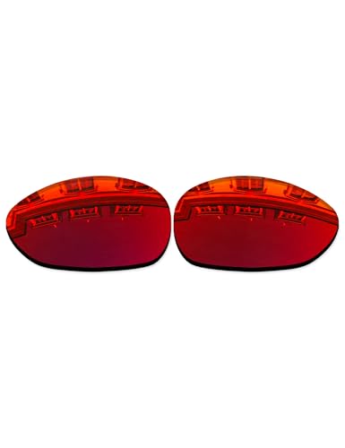 Vonxyz Lenses Replacement for Oakley X Metal XX Sunglass - Ruby MirrorCoat Polarized