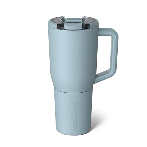 Image of BruMate Muv - 35oz 100% Leak Proof Insulated Coffee Mug with Handle & Lid - Stainless Steel Coffee Travel Mug - Double Walled Coffee Cup (Mist)