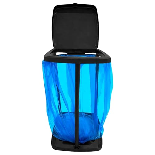 CYchen Soporte Grandede para Bolsas con Tapa Basculante, Cubo de Basura Estable para Cocina 25-120 Litros, Contenedor para Botellas Retornables, Genéricas y Comerciales