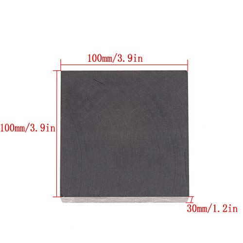 Plaque d'électrode de graphite pour créer des moules de lingots sans déformation