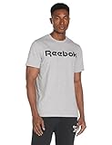 ropa deportiva hombre verano Corte ajustado. Reebok GS Linear Read tee Camiseta, Hombre, Brgrin, M