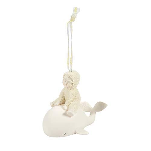 Department 56 Snowbabies Celebrations Whale of a Tale Hanging Ornament, 3.43 Inch, Multicolor