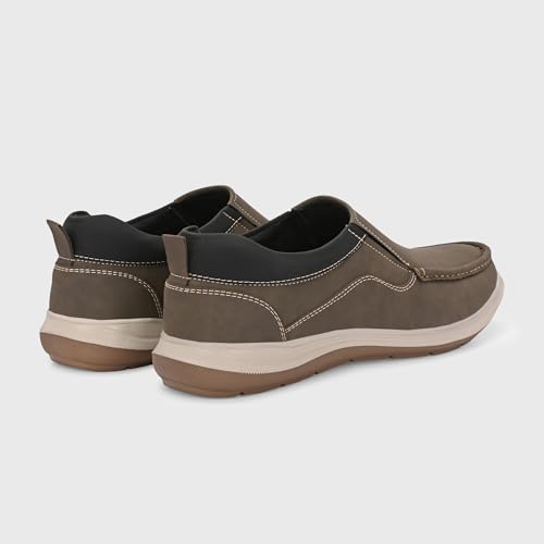 Image of Centrino Slip On Shoes for Man | Loafers for Men Stylish | Soft Cushioned Insole | Lightweight Comfortable Moccasins | Hand-Stitched Design | Casual Mens Loafer Shoes for All-Day Comfort (9785)