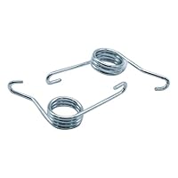 DUZEPA 2 Stück Rückholfeder für hintere Bremssättel, Metall, kompatibel mit Bora (1999–2005), Golf (1998–2006), Sharan (2001–2010), A3 (1997–2003), Teilenummern: 7H0615296, 7H0615295A
