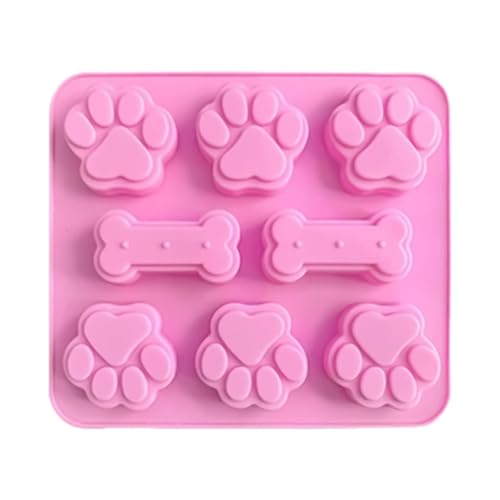XIAOXIAOYU Molde de silicona para perros, moldes de silicona para chocolate | Molde de silicona para hornear de silicona diseño antiadherente, moldes de fácil liberación