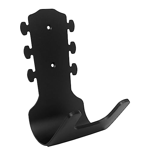 Toyvian Metal Guitar Wall Hanger Protective Sleeve Hook for Ukulele Electric Guitar No-drill Installation Space-saving Design Fit for All Instruments