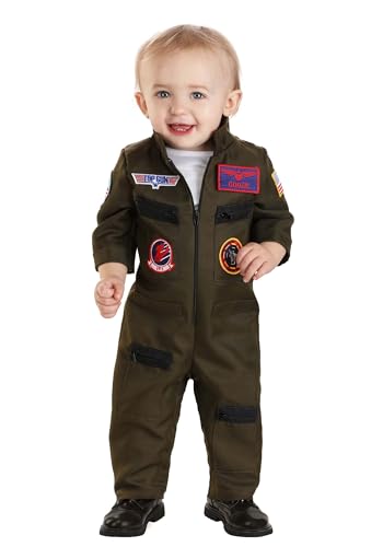 Disfraz Infantil Top Gun Traje de Vuelo miniatura 1