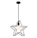 · Corps de lampe en fer forgé robuste, design creux, petit plafonnier rétro.