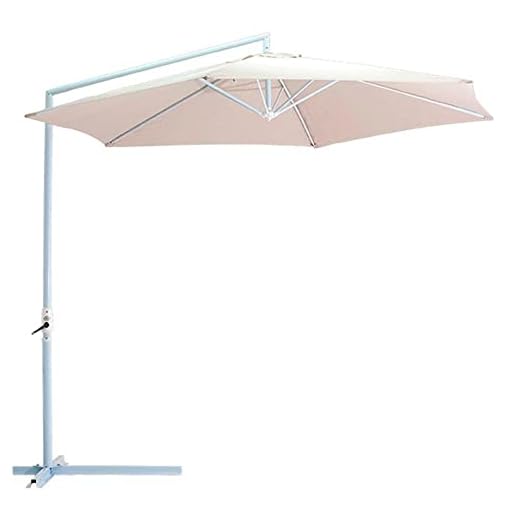 Ombrelone Suspenso 3 Metros MOR com Base Malibu 9001 Bege