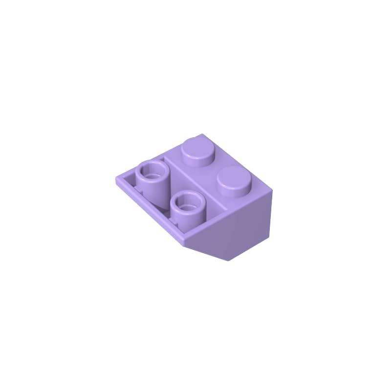 Gobricks 3660 Slope Brick 2x2 45° Inverted Slope 50 Pieces GDS-599 Compatible with Lego Building Blocks Color:Lavender