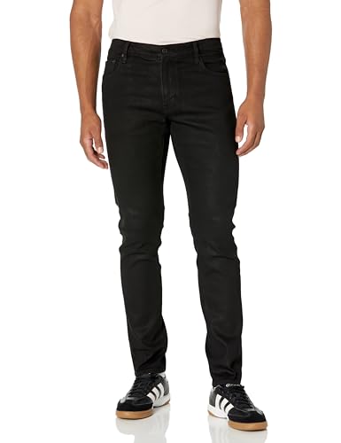 John Varvatos Men's J702 Slim Fit Denim, Jet Black