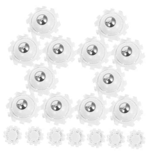 Holibanna 32 Piezas Adhesive Caster Wheels Swivel Silent Rollers For Furniture Storage Boxes Kitchen Appliances With Strong Bond