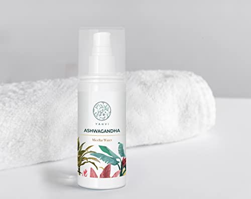 Yahvi Ashwagandha Micellar Water | Face Cleanser for Dirt, Oil & Makeup Removers | No Rinse Formula | Pure Escape- 100 Ml - Image 3