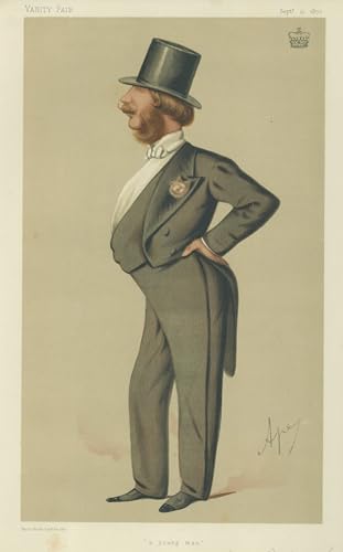 Affiche Lord Robert Montagu par Carlo Pellegrini - Toile Graffiti 60x90cm