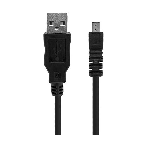 USB-Kabel komp. zu Panasonic Lumix DMC-FZ1000, DMC-FZ300, DMC-FZ200, DMC-GX1, DMC-GX8, DMC-LX100, DMC-SZ10, DMC-TZ31, DMC-TZ41, DMC-TZ61, DMC-TZ71, Kamera Datenkabel 1,5m Cover