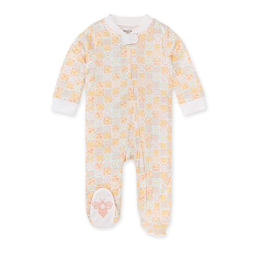 Image of Burt's Bees Baby Boys Footless Pajamas, Sleep and Play Loose Fit, 100% Organic Cotton Soft One-piece PJs, Sizes NB to 6-9 Months