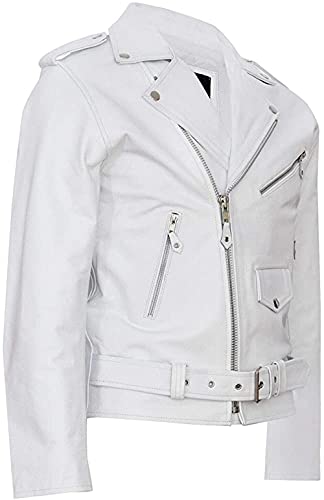Image of Men Leather Jacket - Lambskin Winter Vintage Motorcycle Biker Jacket, Coat Soft & Stylish Moto Ride & Racing Jacket's