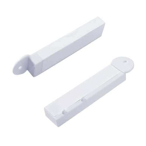 Slat Wall Safety Hook Magnetic Tool Light Weight White Color 1 Piece