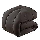 掛け布団 シングル 冬 かけ布団 洗える かけふとん オールシーズン 掛けふとん 柔らかな肌触り 肌掛け布団 冬 ふとん 軽量 通気 抗菌防臭 SEK認証 Ag+銀イオン抗菌素材 アレルギー対策 150x210cm ブラック（増量1.6kg）