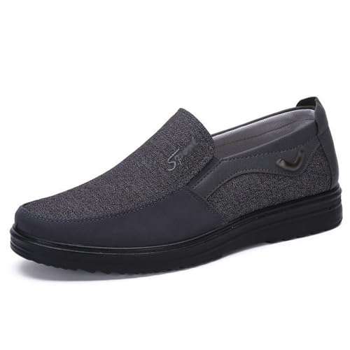 bumuam Men's Shoes Loafers Slip on Loafer Shoes for Men Comfortable Flats Casual Shoes Soft Sneakers Extra Wide Slip on Walking Shoes for Men