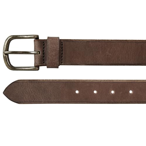 Image of Lucky Brand Men's Jeans Leather Belt| Classic| Casual| Dress| Everyday| American Heritage| Genuine Leather| Metal Buckle