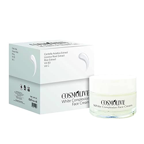 Cosmolive Crema Facial Clarificante para la Noche con Vitamina B3 y Vitamina E para Hidratar y Proteger El Rostro | Agente Antiarrugas y Antiedad - 50ml Cover
