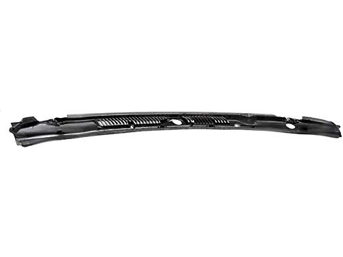 Upper Wiper Cowl Panel - Black - Compatible with 1999-2004 Ford Mustang
