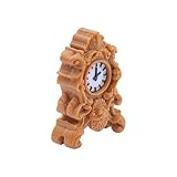 Idéale à la fois comme pièce maîtresse pour les décorations de maison de poupée ou comme article de collection, cette élégante horloge de table associant différents paramètres miniatures. Son design intemporel fonctionne magnifiquement dans les scènes miniatures victoriennes, anciennes ou classiques