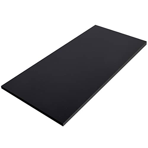 Flexispot オフィステーブル用天板 スタンディングデスクDIY用天板 120×60cm(直角) (ブラック)