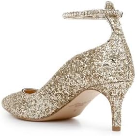 Jewel Badgley Mischka Jamila Ankle Strap Kitten Heel - Image 5