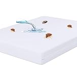 IMFAA Fully Zipper Encasement Anti Bug Bed & Anti allergy 100% waterproof Mattress Protector/full Cover (Double(137x190+40) Cm)