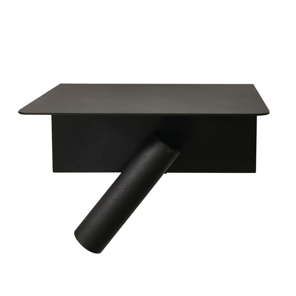 Lámpara de Lectura LED de Pared con Carga USB, lámpara de cabecera, lámpara de Lectura enfocada en la Cama, Apliques de Pared para Dormitorio, Estudio, Sala de Estar (Negro)