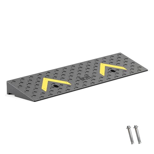 Rampa para bordillo de PVC 100x25x9 cm con tornillos miniatura 1