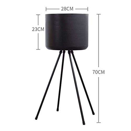 WAJI Nordic wrought iron flower stand living room balcony indoor floor-standing golden flower tube large-1