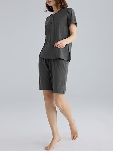 Latuza Women's Viscose Bermuda Shorts Pajama Set2
