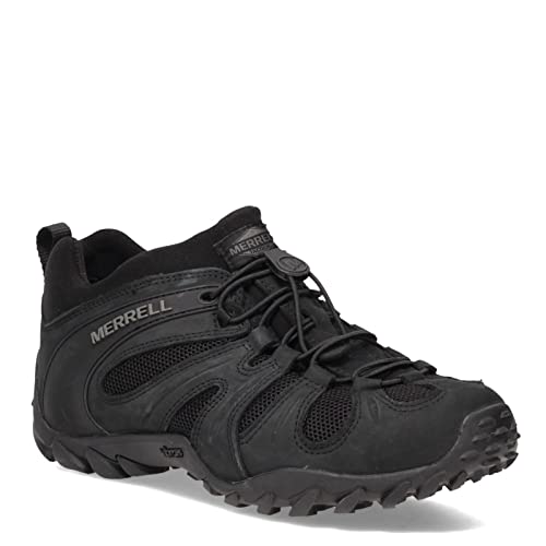 Merrell Men's Chameleon 8 Stretch Tactical Work Shoes, Waterproof Nubuck & Mesh Upper Ultra-Lightweight Hiking Combat Boots2