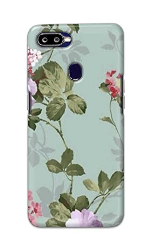 Image of Printed Hard Back Cover Case for Oppo F9 | Oppo F9 Pro | Realme U1 Back Cover (Floral Painting) -702