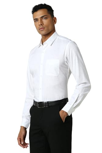 Image of Peter England Men's Cotton Print Slim Fit Shirt