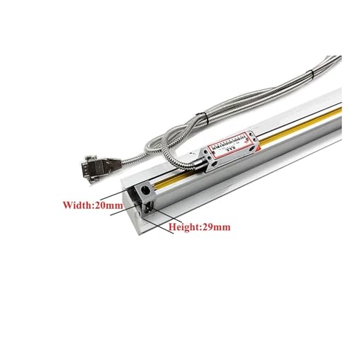 Regla lineal de vidrio GCS898 0.005mm resolución miniatura 3